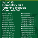 Elementary I & II Teaching Manuals - Complete Set