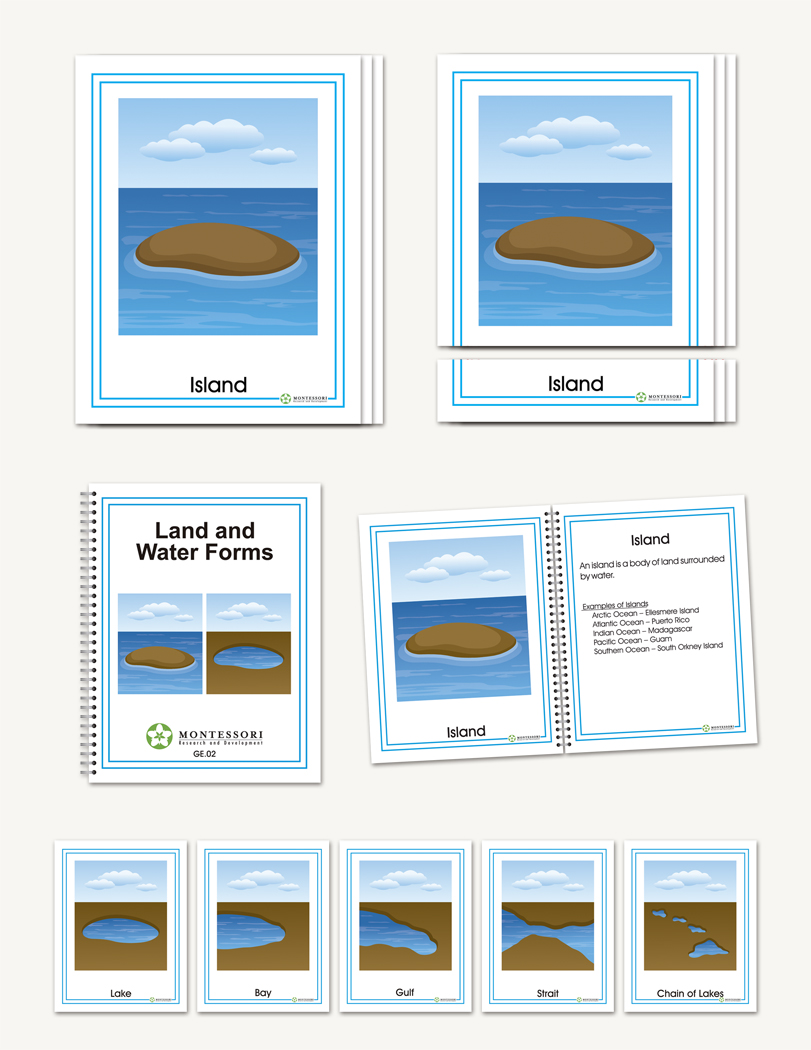 Land and Water Forms  Early Childhood - sku GP.02 - 1