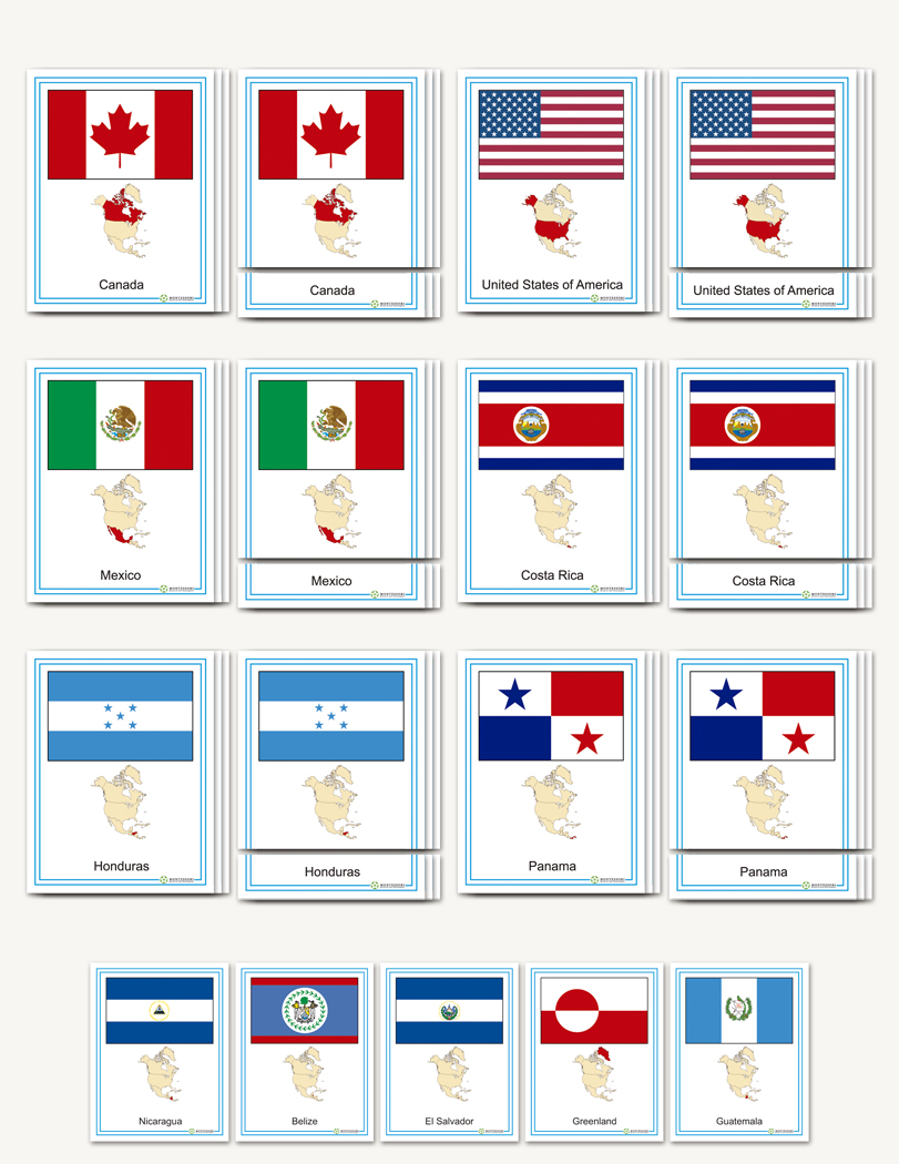 Flags of North America - sku GP.11 - 1