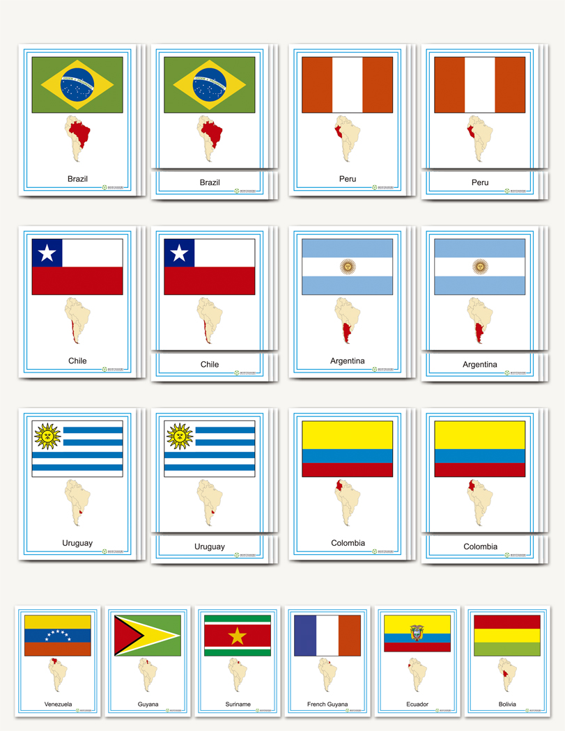 Flags of South America - sku GP.12 - 1