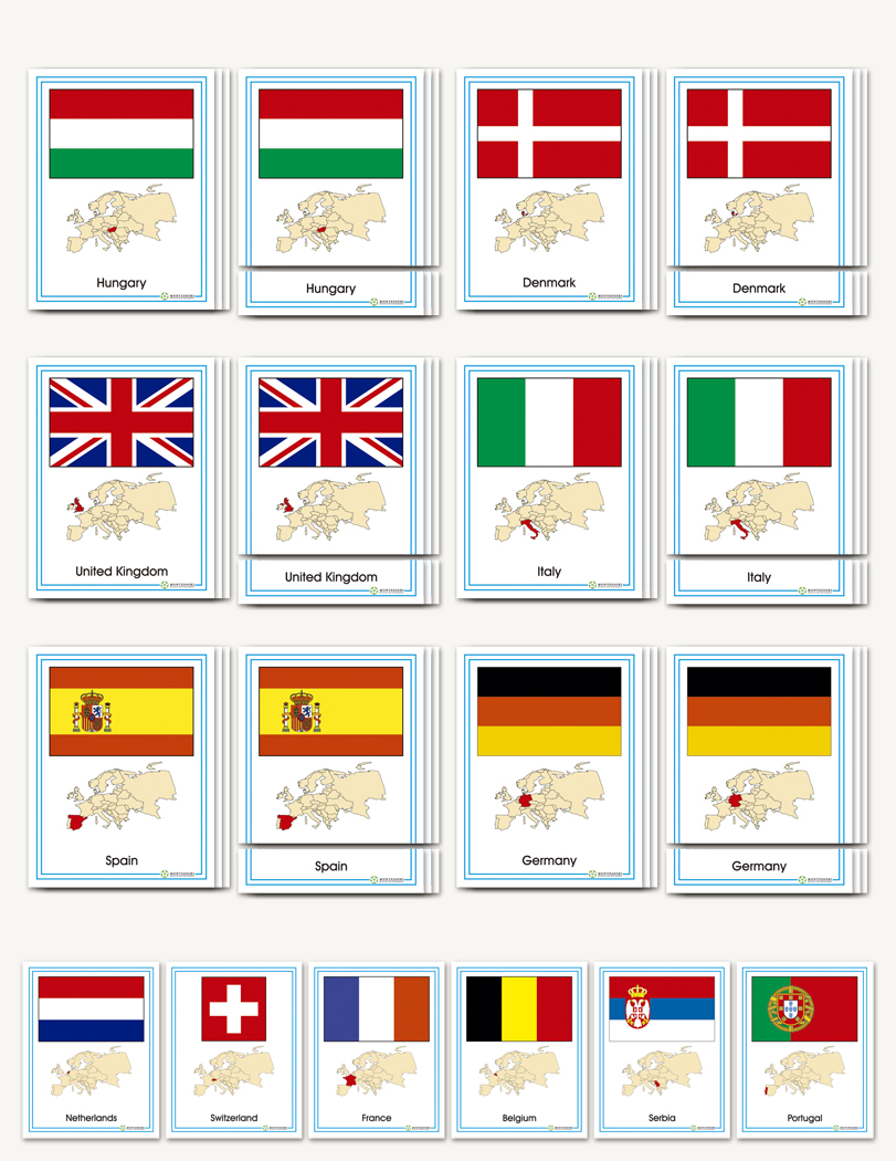 Flags of Europe - sku GP.30 - 1