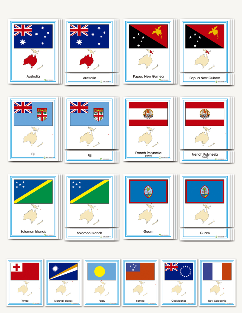 Flags of Oceania - sku GP.51 - 1