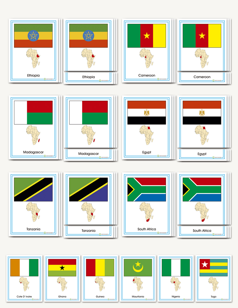 Flags of Africa - sku GP.60 - 1