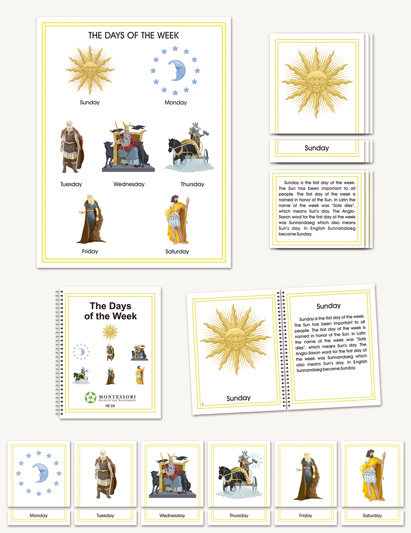 Days of the Week - sku HE.04 - 1