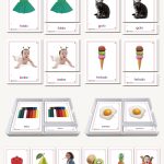 Spanish Pink Series, Three-Part Cards