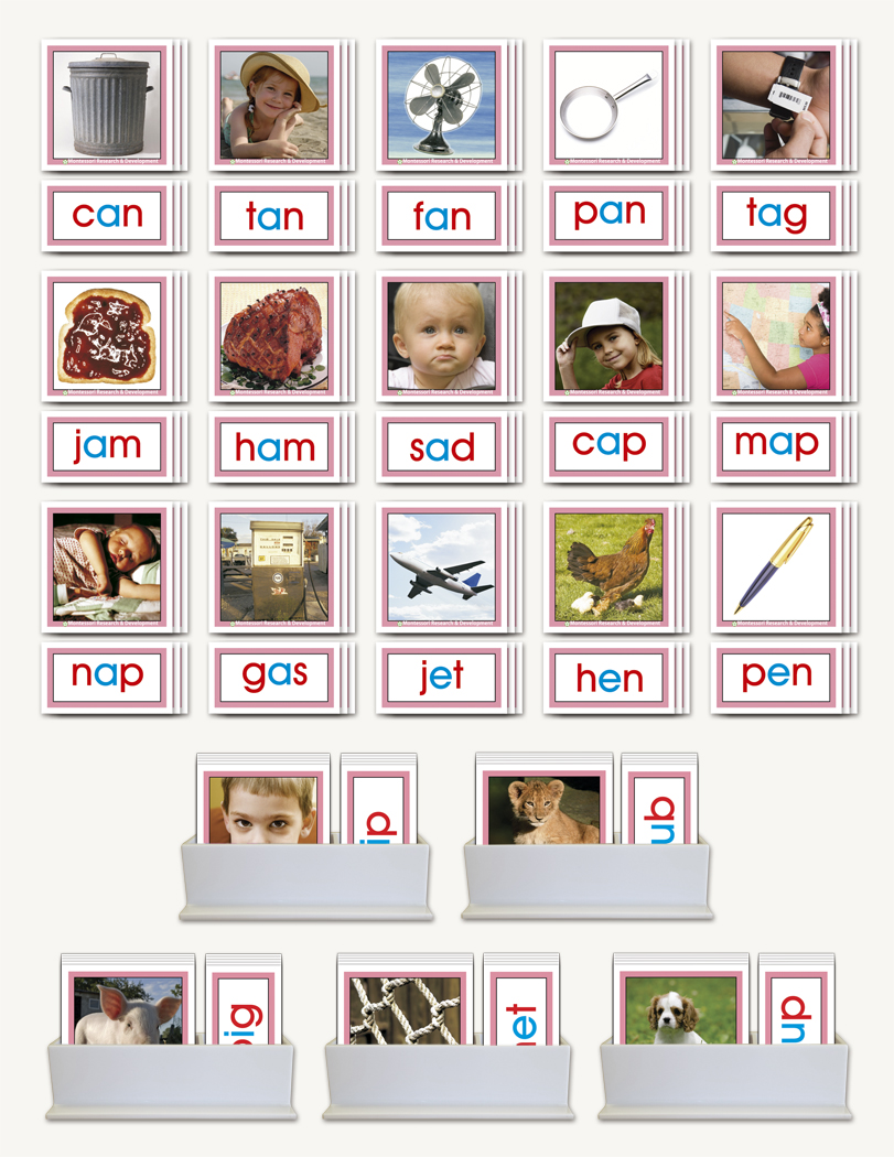 Phonic Picture Cards with Word Label - sku LAP.04 - 1