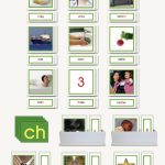 Green Series Phonogram Pictures & Word Labels for the Double Sandpaper Letters