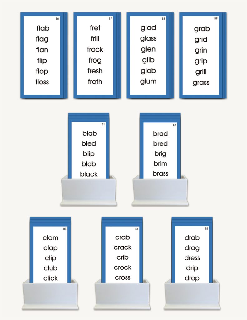 Consonant Blend Word Lists - sku LAP.06B - 1