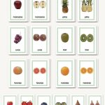 Frutas Completa a Mitad - Matching Cards for fruits (whole to half)