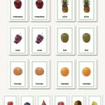 Frutas Completa a Completa - Matching Cards for fruits (whole to whole)