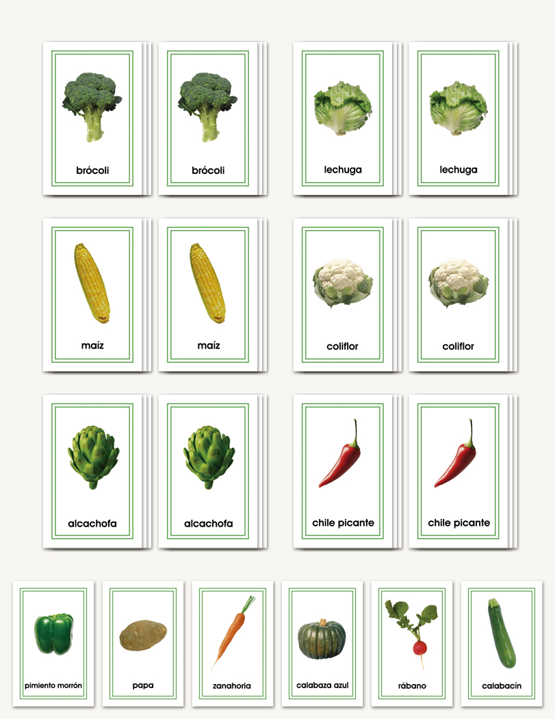 Vegetales - Matching Cards - sku LAP.21S - 1