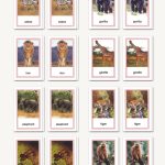 Picture Card Matching- Wild Animals