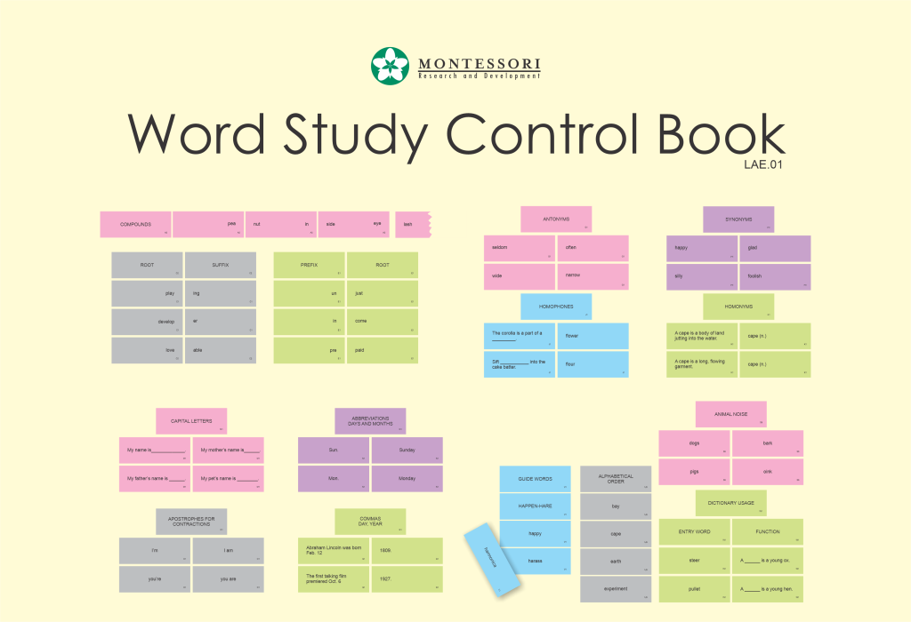 Word Study Control Book